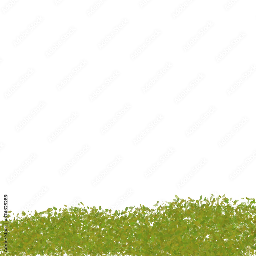 Fototapeta premium Set of bushes landscape isolated icon, vector illustration,flat design.