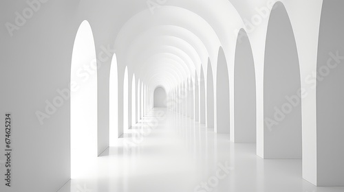 architecture white wall corridor background illustration abstract concrete, spooky photography, black and architecture white wall corridor background photo