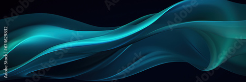 Dark blue or deep turquoise background.