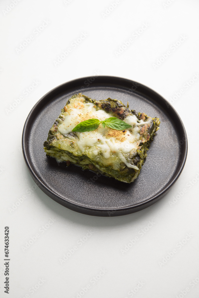 Green pesto lasagna italian peruvian gourmet comfort food Green pesto lasagna italian peruvian gourmet comfort food