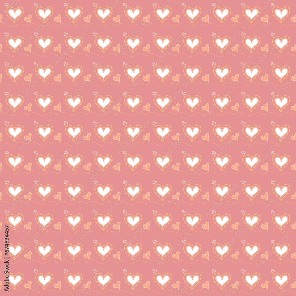 Heart pattern, cute, Valentine's Day Heart pattern, cute, Valentine's Day