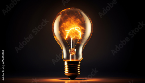bulb, glow, light, creativity, innovation, design, technology, graphic, illustration, modern