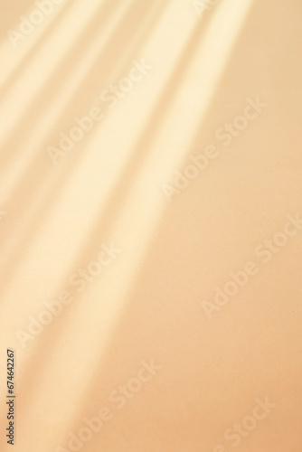 background with gold, Sunlight shadows shine on a solid color background