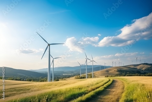 Wind generators situated in an urban area