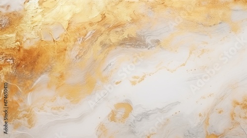 Creative texture of marble and gold foil: decorative marbling as an abstract background. Artificial fashionable stylish trendy stone surface photo
