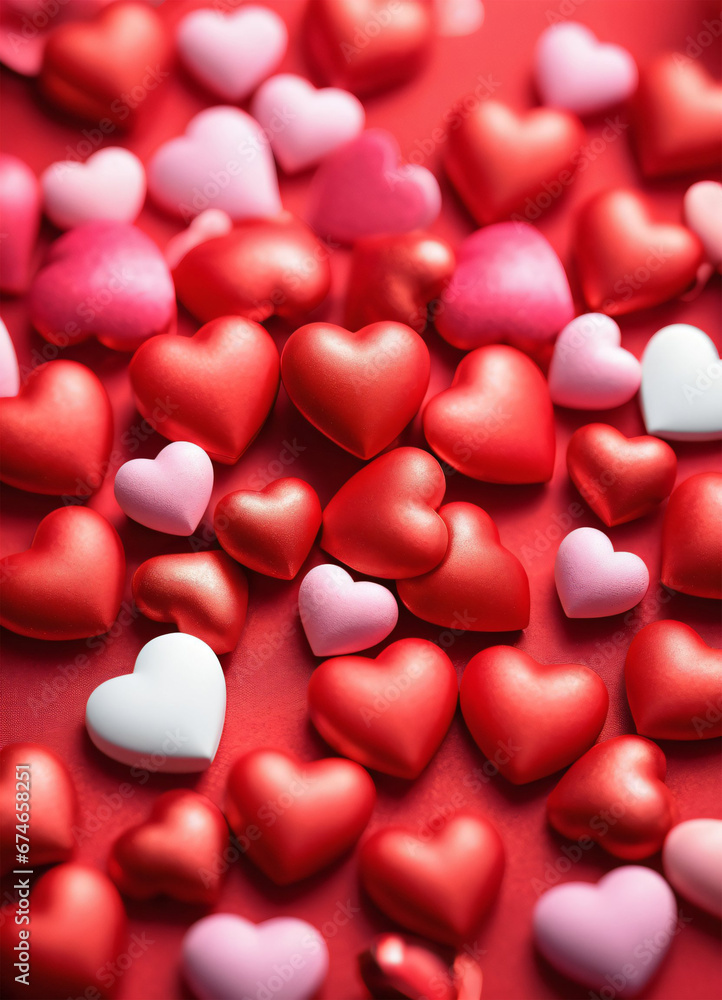 Happy Valentine Day background with hearts Happy Valentine Day background with hearts