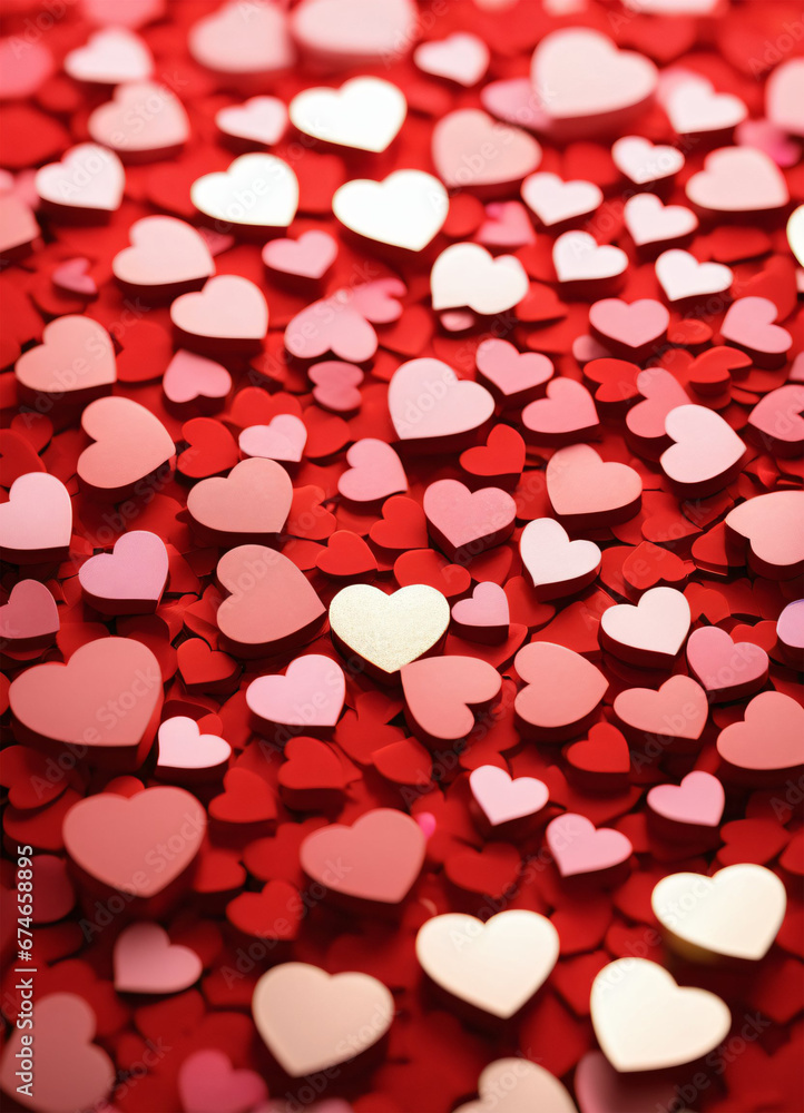 Happy Valentine Day background with hearts Happy Valentine Day background with hearts