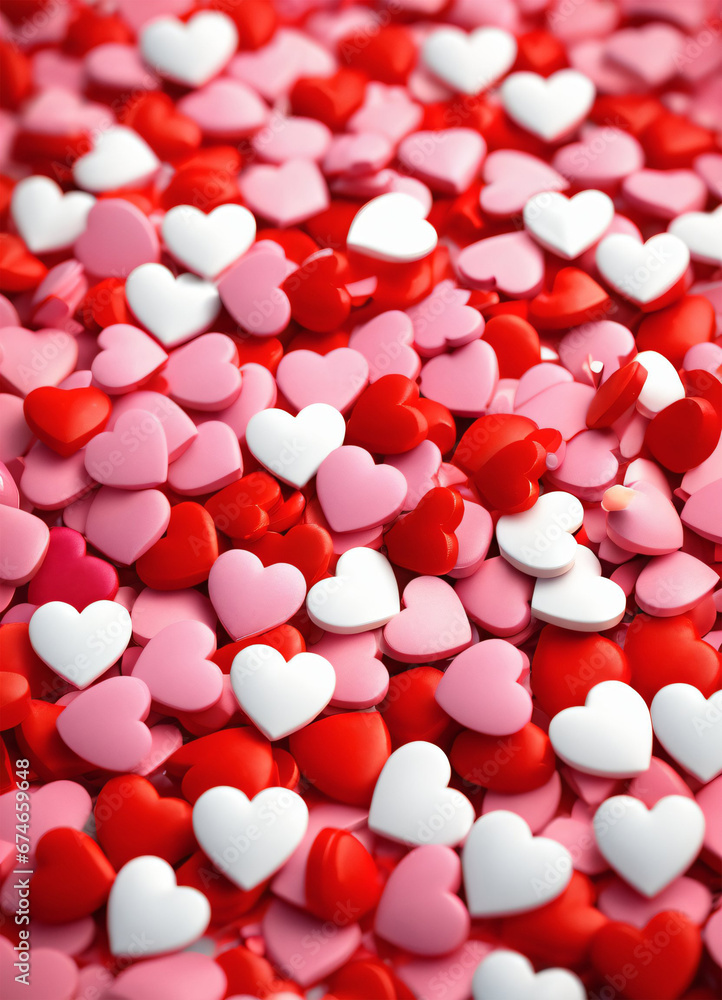 Happy Valentine Day background with hearts Happy Valentine Day background with hearts