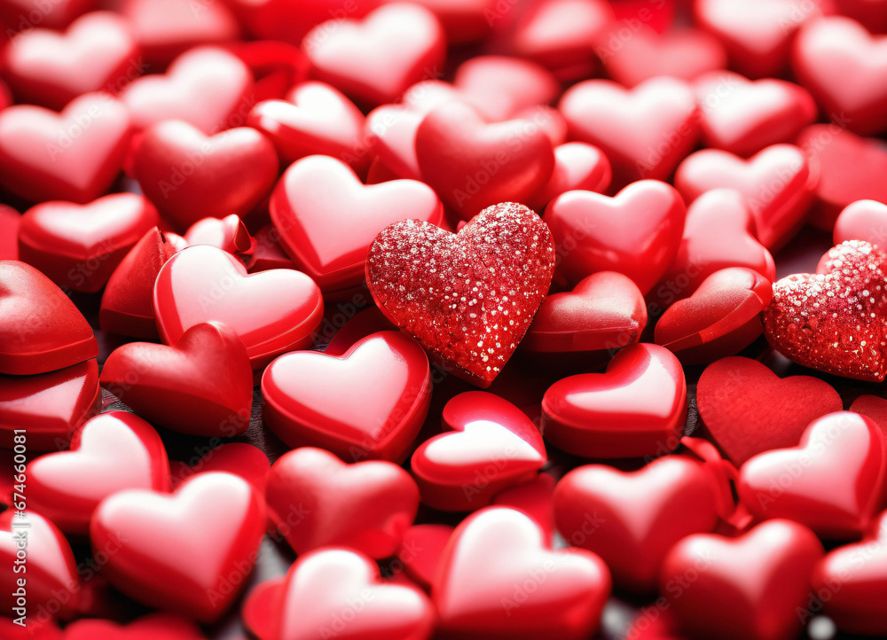 Happy Valentine Day background with hearts Happy Valentine Day background with hearts
