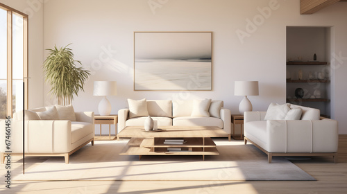 Contemporary Style Living Room Design © JJS Creative
