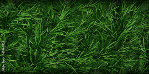Green grasses close up grass blades wide background backdrop garden macro, generated ai