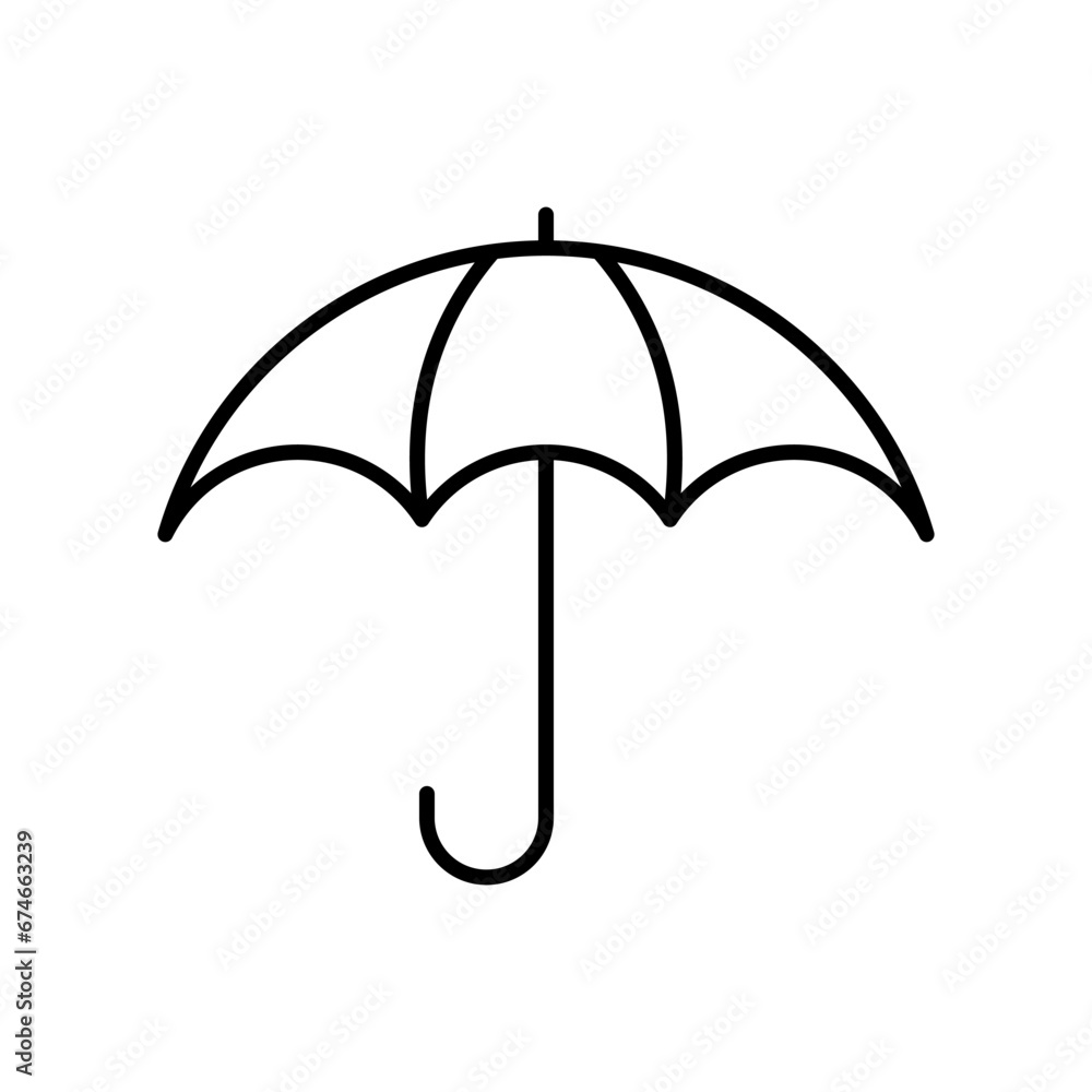 Umbrella icon vector design templates simple and modern concept Umbrella icon vector design templates simple and modern concept