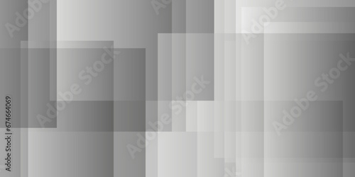 Fototapeta Naklejka Na Ścianę i Meble -  Abstract background with squares. Abstract minimal geometric white and gray light background design. white transparent material in triangle diamond and squares shapes in random geometric pattern.