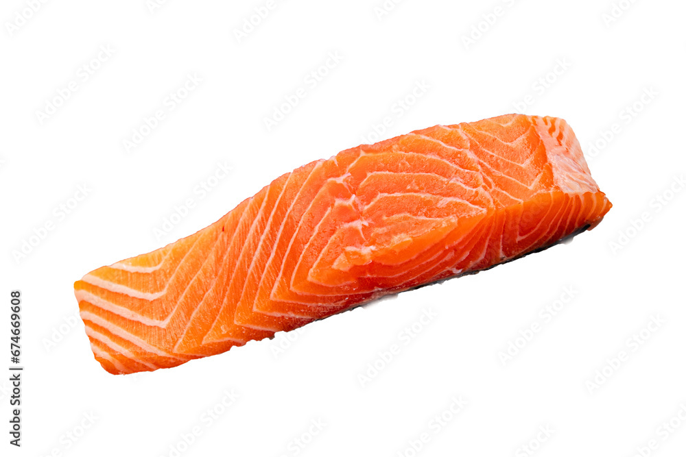 raw salmon red fish fillet pieces fresh delicious healthy eating cooking appetizer meal food snack on the table copy space food background rustic top view