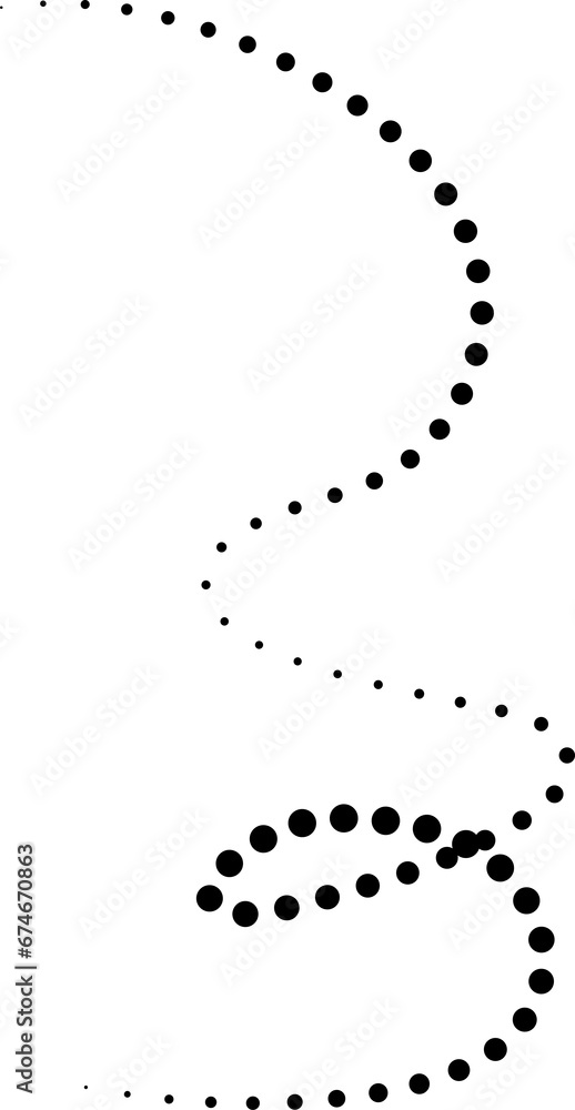 Dashed line doodle, curve, wave, swirl Dashed line doodle, curve, wave, swirl