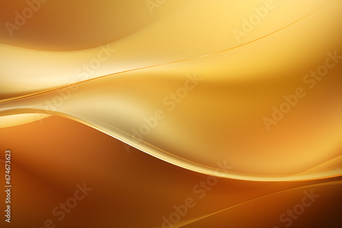 Golden gradient waving abstract style background