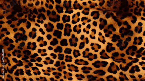 Leopard print wallpaper - created with generative AI