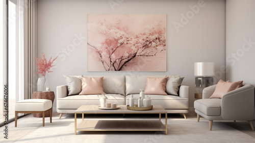 Beautiful contemporary living room photo