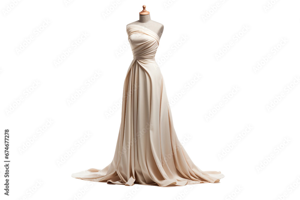 Couture Mannequin Display -on transparent backgroud