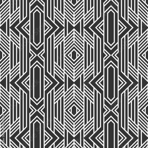 Abstract geometric seamless pattern lines.