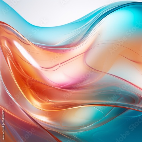 a colorful swirly waves © Aliaksandr Siamko