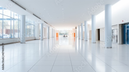 modern bright inside corridor background illustration office blur  blurry interior  hall hospital modern bright inside corridor background