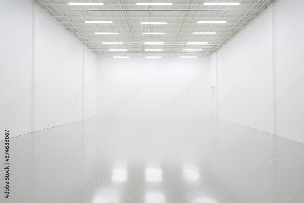 empty white room