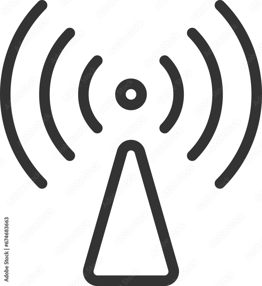 Free wi fi icon. Connection zone wifi vector symbol. Radio waves signal. Free wi fi icon. Connection zone wifi vector symbol. Radio waves signal.
