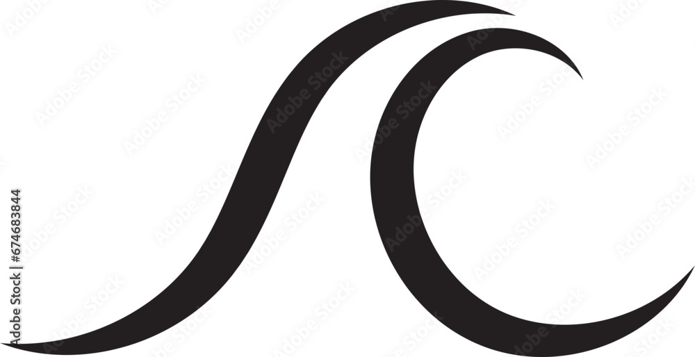 Waves vector design. Water wave icon. Wavy lines isolated. Waves vector design. Water wave icon. Wavy lines isolated.