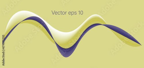 Colorful amazing wave