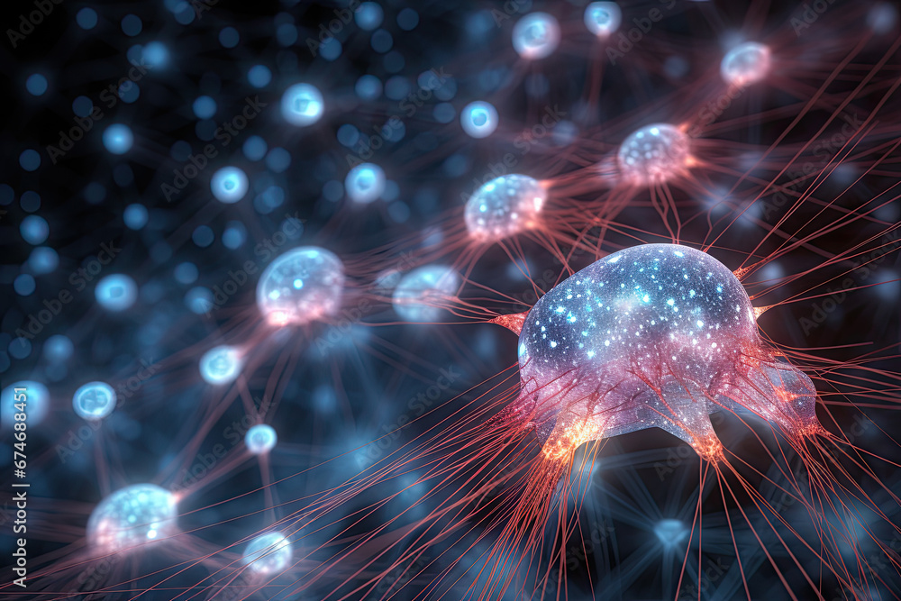 Neural Network Brain Concept Art Neural Network Brain Concept Art