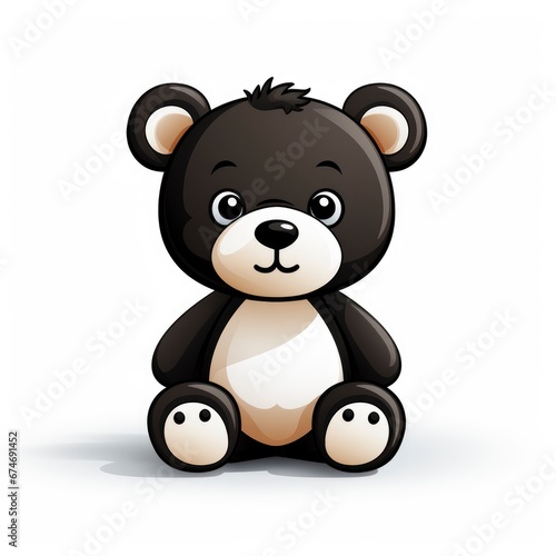 Cute Teddy Bear Sitting , Cartoon Graphic Design, Background Hd For Designer © CgDesign4U