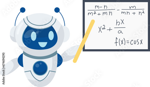 Robot Teaching Math