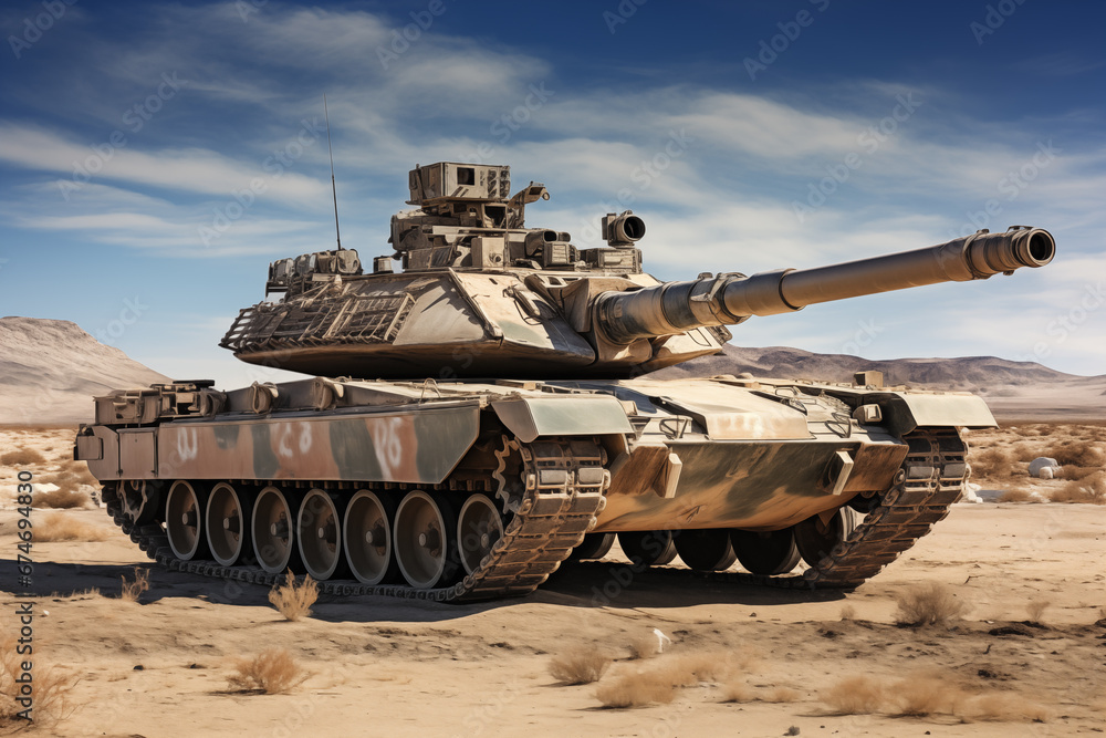 tank in the desert tank in the desert