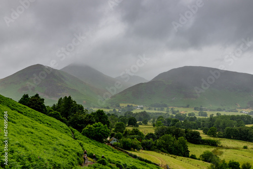 cloudy hill tops