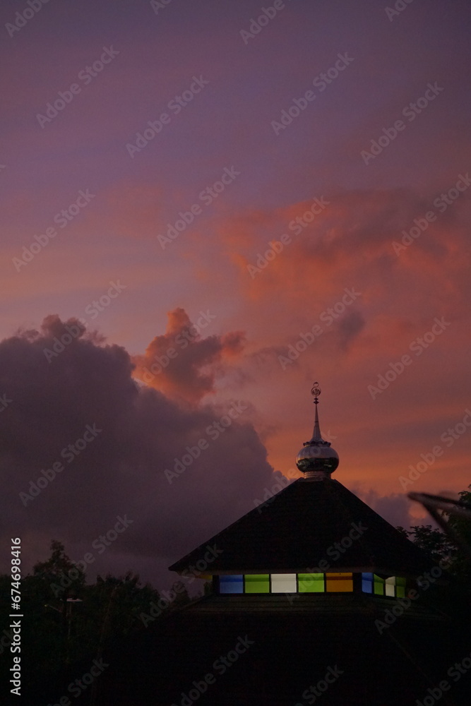 Mosque at Sunset
