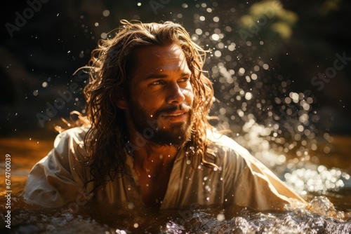 Slika na platnu baptism of jesus christ