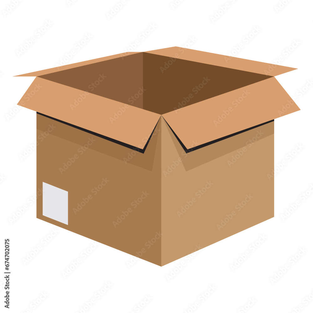 paper box vector design