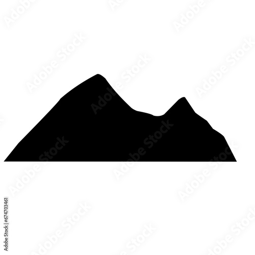 Mountains silhouette