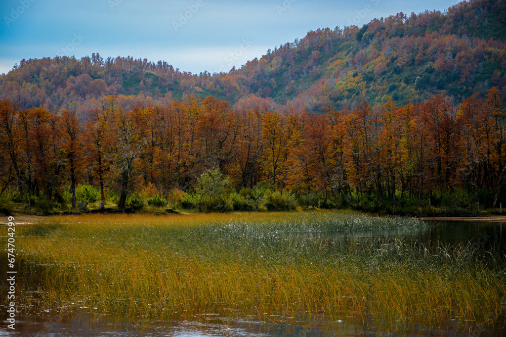 Fototapeta premium autumn in the mountains