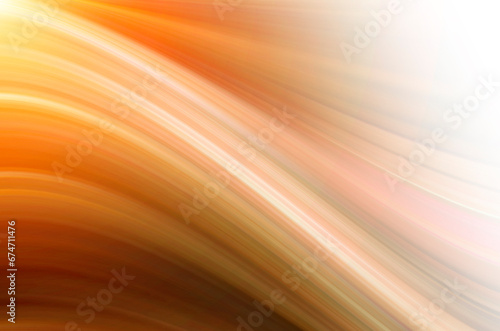 Abstract elegant orange wave style banner design.