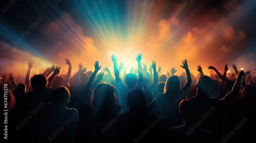 people at the concert, crowd at concert people at the concert, crowd at concert