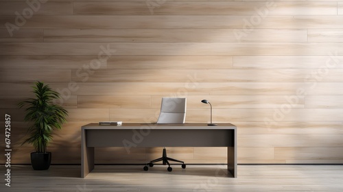 interior abstract office wooden background illustration light blur, business empty, window wood interior abstract office wooden background