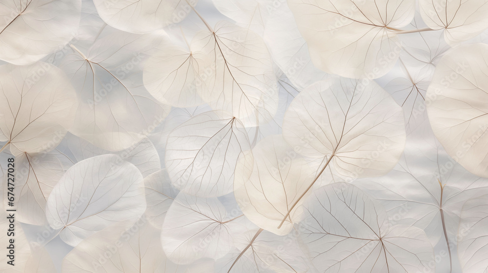 Close up of fiber structure of lunaria, texture. Cell patterns of Skeletons leaves, Leaf veins, soft background Close up of fiber structure of lunaria, texture. Cell patterns of Skeletons leaves, Leaf veins, soft background