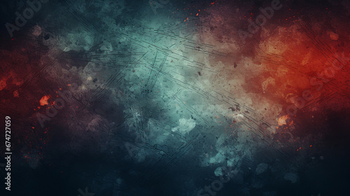 texture background dark abstract gradient with scratch and grain. ai generative