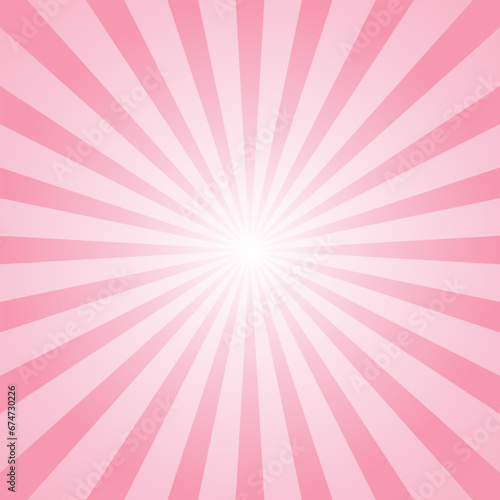 Pink sunburst pattern background