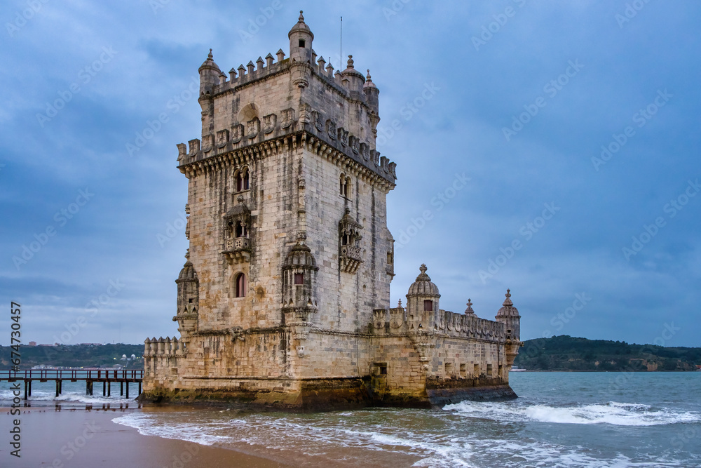 Der Torre de Belém in Lissabon, Portugal