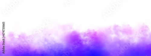 Color Smoke transparent background. Realistic fog or mist texture isolated on background. Vector isolated smoke PNG