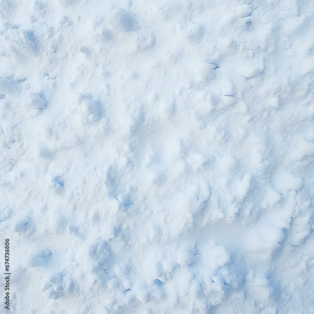 white snow background. Generative AI