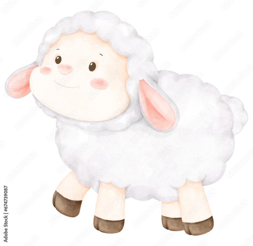 Fototapeta premium sheep cartoon